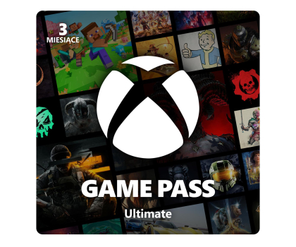 Abonament/PrePaid do konsoli Microsoft Game Pass Ultimate 3 miesiące ESD